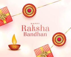 décoratif hindou Festival raksha bandhan fête Contexte vecteur