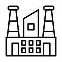 conception d'icône de vecteur de centrale électrique