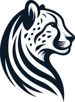 léopard mascotte logo vecteur