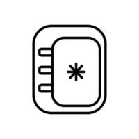 illustration vectorielle de sécurité icône vecteur