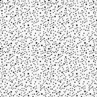 Facile sans couture modèle avec points cette ressemble une constellation de étoiles. irrégulier cercles collection dans noir plus de blanche. Facile monochrome géométrique ornement pour impression sur différent surfaces. vecteur