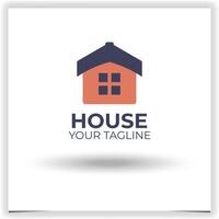 vecteur maison logo conception modèle