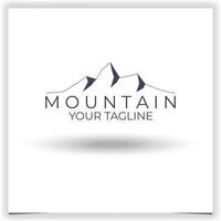 vecteur Montagne logo conception modèle