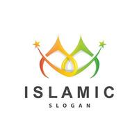 mosquée logo Ramadan journée conception modèle vecteur silhouette islamique endroit de culte