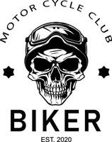 noir et blanc moderne moto club des sports T-shirt vecteur