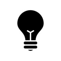 lampe icône symbole vecteur modèle