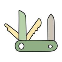 Créatif conception icône de poche couteau vecteur