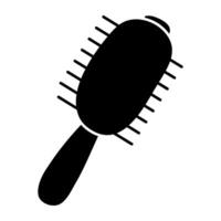 une branché conception icône de brosse à cheveux vecteur