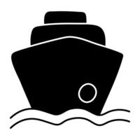prime Télécharger icône de cargaison bateau vecteur