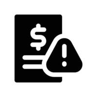 danger icône. vecteur glyphe icône pour votre site Internet, mobile, présentation, et logo conception.
