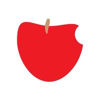 création de logo pomme vecteur