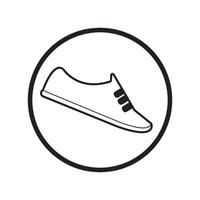 vecteur de logo de chaussure