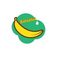 création de logo banane vecteur