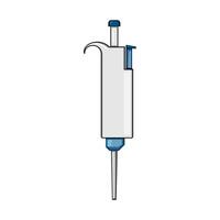 liquide pipette dessin animé vecteur illustration