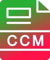 ccm Créatif icône conception vecteur