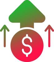 conception d'icône créative de profit vecteur