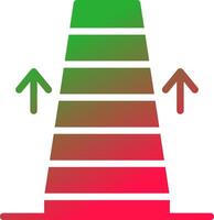 conception d'icône créative d'escalator vecteur