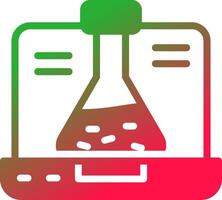 conception d'icône créative de chimie vecteur