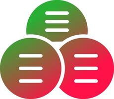 de base Venn Créatif icône conception vecteur