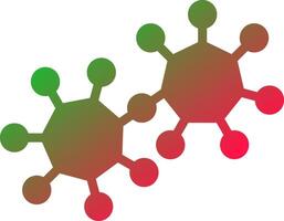 molécules Créatif icône conception vecteur