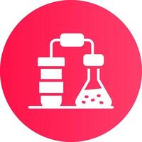 conception d'icône créative de chimie vecteur