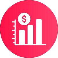 conception d'icône créative de statistiques vecteur