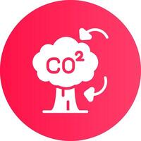 CO2 Créatif icône conception vecteur