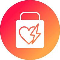 stimulateur cardiaque Créatif icône conception vecteur