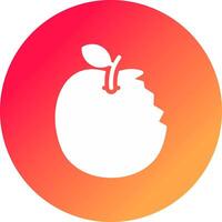 conception d'icône créative pomme vecteur