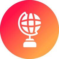 globe supporter Créatif icône conception vecteur