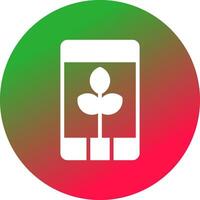 agriculture app Créatif icône conception vecteur