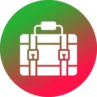 conception d'icône créative valise vecteur