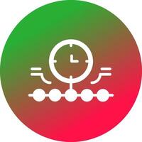 circulaire pliant processus Créatif icône conception vecteur