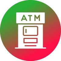 conception d'icône créative atm vecteur