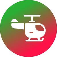 hélicoptère Créatif icône conception vecteur