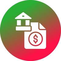 conception d'icône créative de compte bancaire vecteur