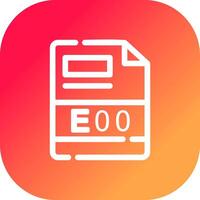 e00 Créatif icône conception vecteur