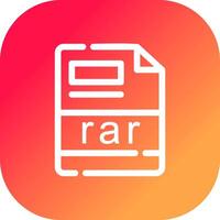 rar Créatif icône conception vecteur