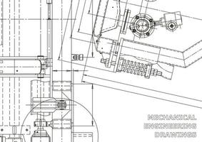 couverture. dessins d'ingénierie vectorielle. fabrication d'instruments mécaniques. arrière-plans abstraits techniques. illustration technique vecteur