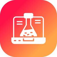 conception d'icône créative de chimie vecteur