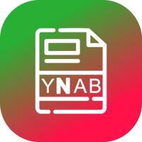 ynab Créatif icône conception vecteur