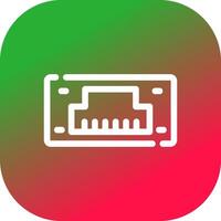 conception d'icône créative hdmi vecteur