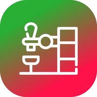 conception d'icône créative de robinet de bar vecteur