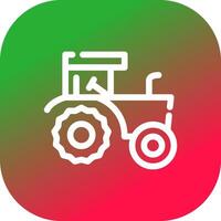 conception d'icône créative de tracteur vecteur