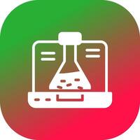 conception d'icône créative de chimie vecteur