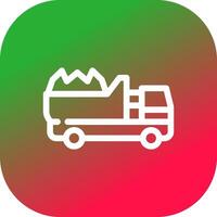 conception d'icône créative de camion vecteur