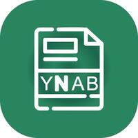 ynab Créatif icône conception vecteur