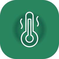 conception d'icône créative de température chaude vecteur