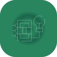 circuit Créatif icône conception vecteur