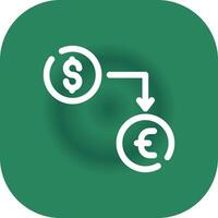 devise échange Créatif icône conception vecteur